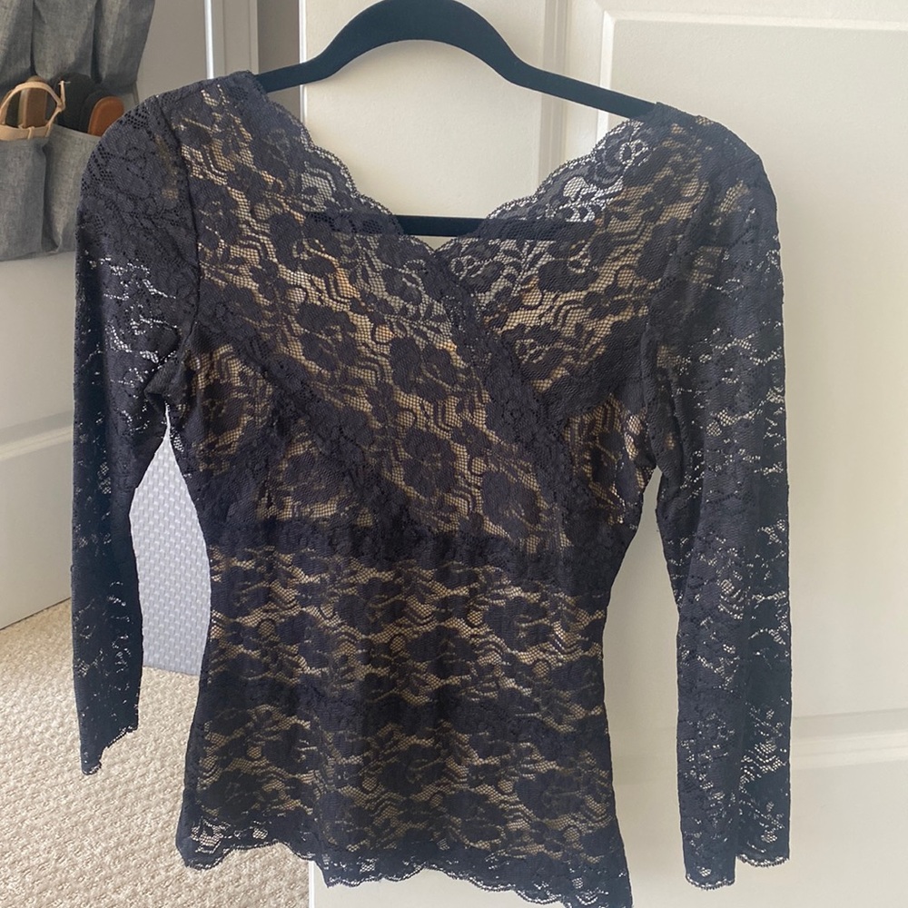 Bebe black XS top.